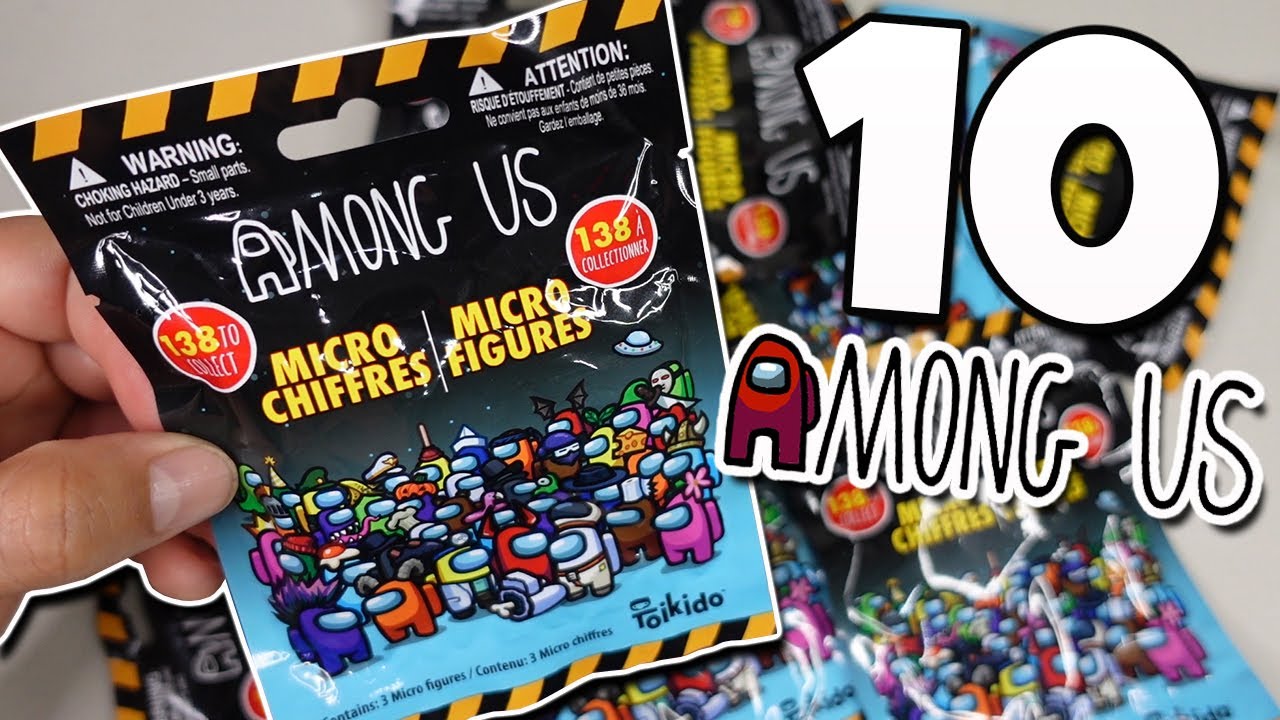 ¿Triple impostor? | Abri 10 sobres sorpresa de Among Us