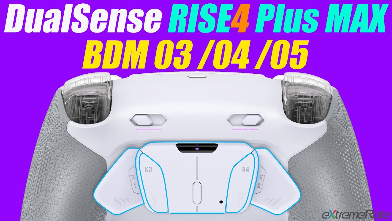 Руководство по установке eXtremeRate PS5 RISE4 Plus MAX Remap Kit (пластиковая версия) для BDM 03...