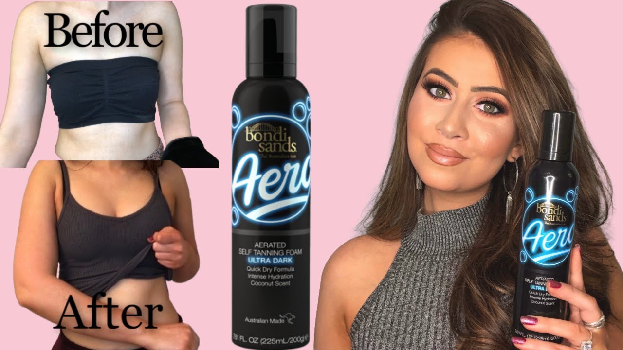 Worth the hype?! | Bondi Sands Aero Mousse in Ultra Dark Demo and Review! | Pros and Cons
