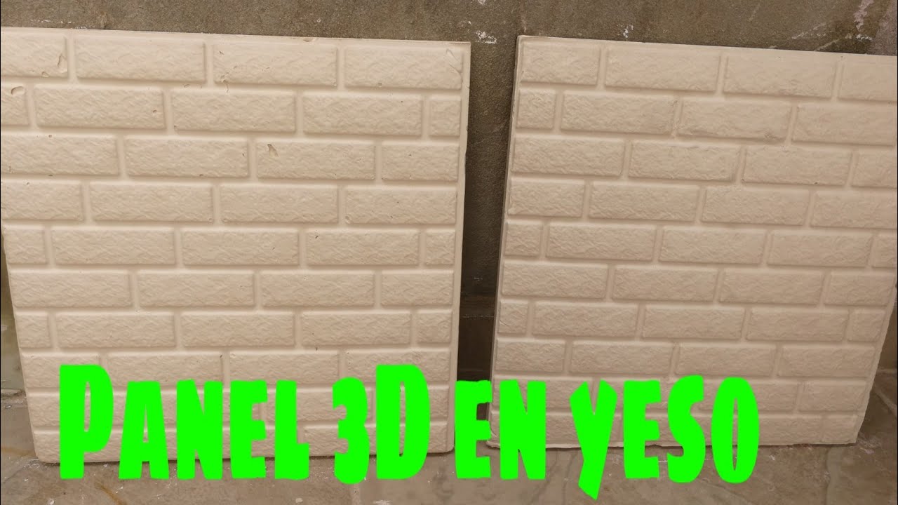 Como hacer panel de yeso para PARED 3D- GRAN IDEA DE NEGOCIO