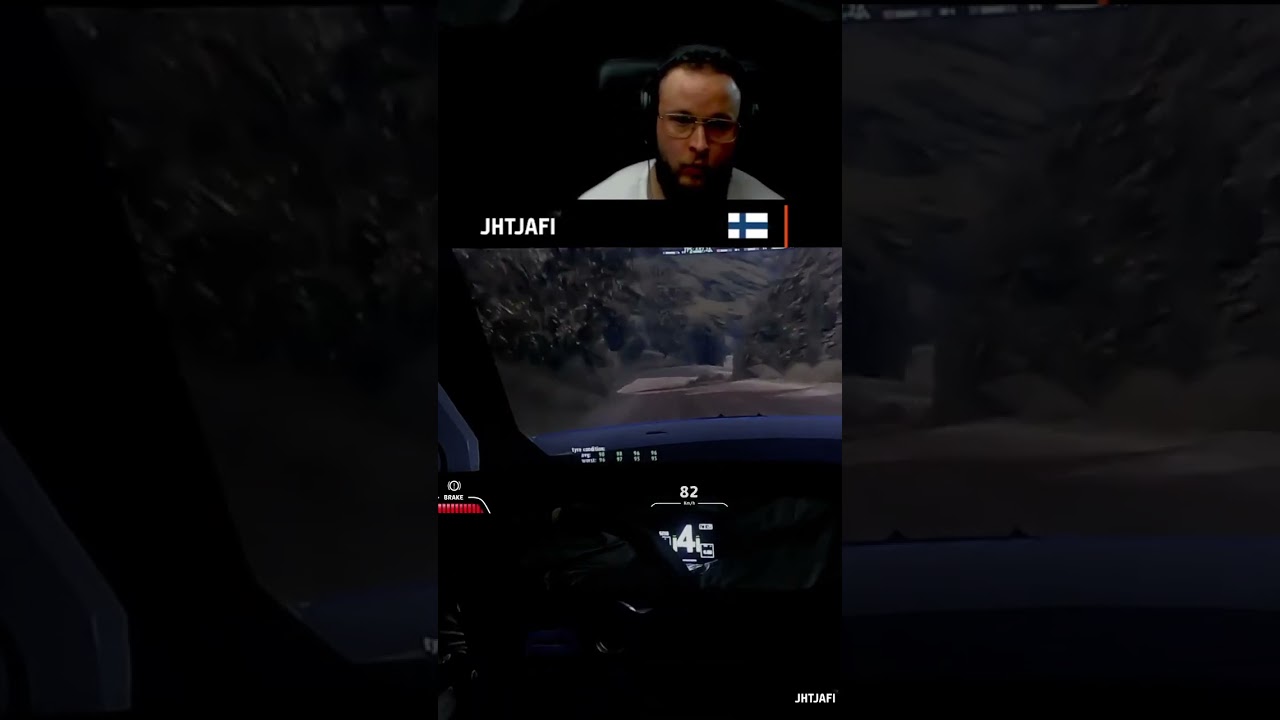 Tehdastiimi-ralli: jarru my&ouml;h&auml;styy ja kaiteeseen, tuuria matkas? | #jhtja on #Twitch