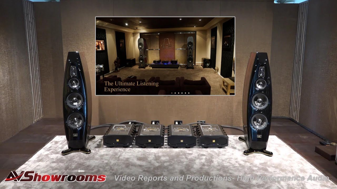 Kharma International,  Charles Van Oosterum shows speakers, amplifiers, cables with a great  listeni