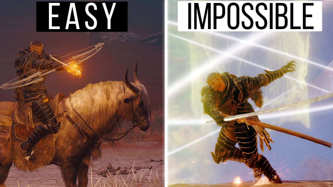 Learning 8 New Elden Ring Skills from EASY to IMPOSSIBLE