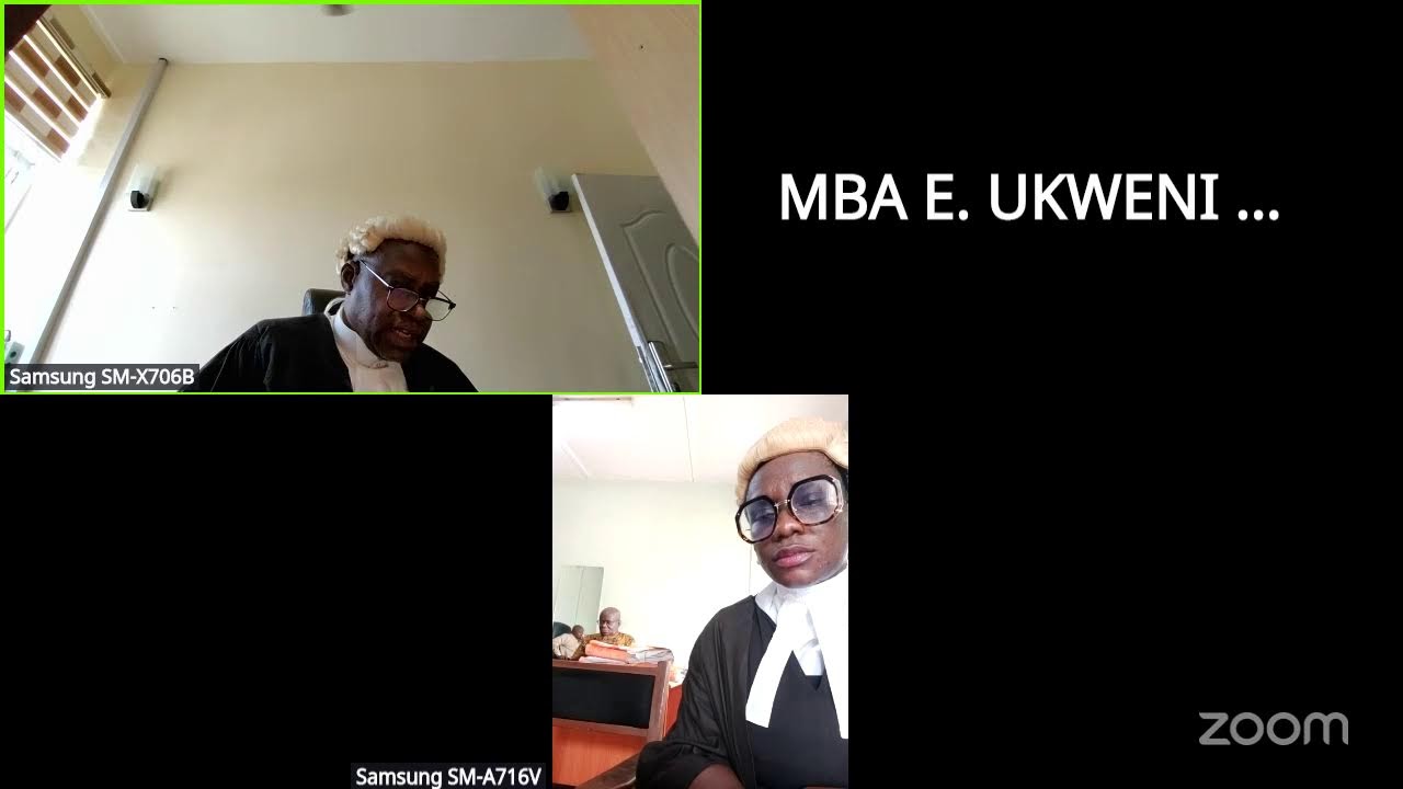 CALABAR DIVISION BEFORE HON, JUSTICE SANUSI KADO