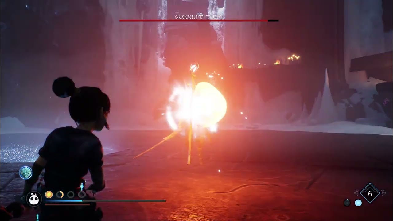 Kena Bridge of Spirits Gameplay - Corrupt Toshi Fight