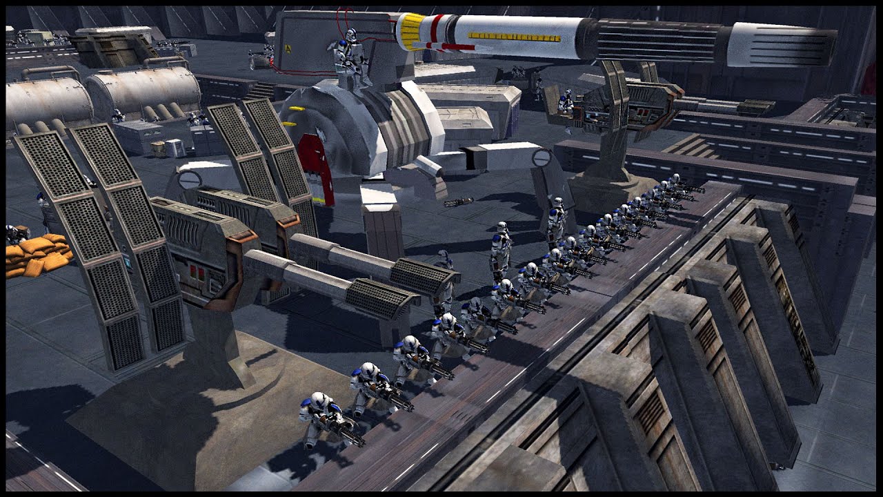 Deadliest Republic SUPER FORTRESS Defense! - Men of War: Star Wars Mod Battle Simulator