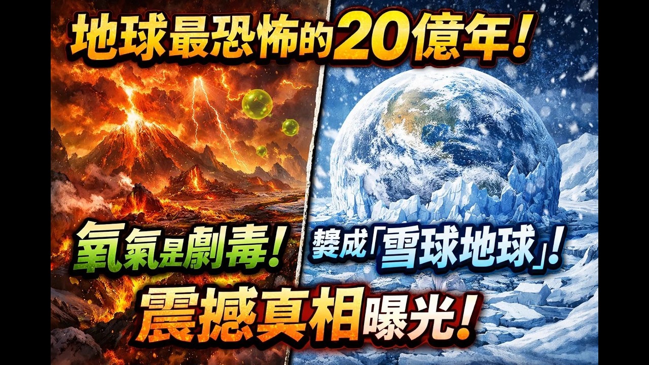 地球最恐怖的20億年：氧氣曾是劇毒，整顆星球變成「雪球地球」
