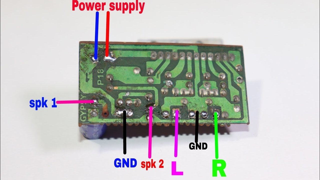 6283 Ic audio Amplifier Circuit Full Wiring In Hindi // Cheapest Audio Amplifier Board // 6283 IC