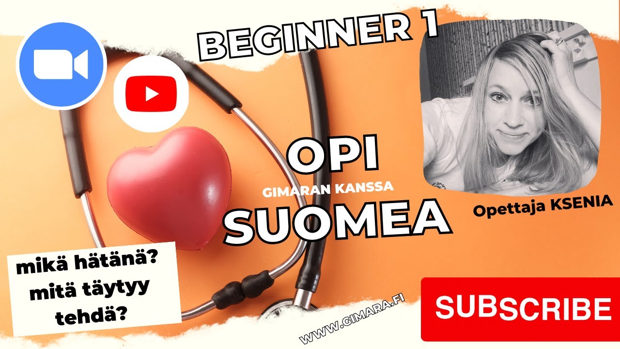 Opi suomea! Mikä on hätänä? Mitä täytyy tehdä? (Beginner 1)