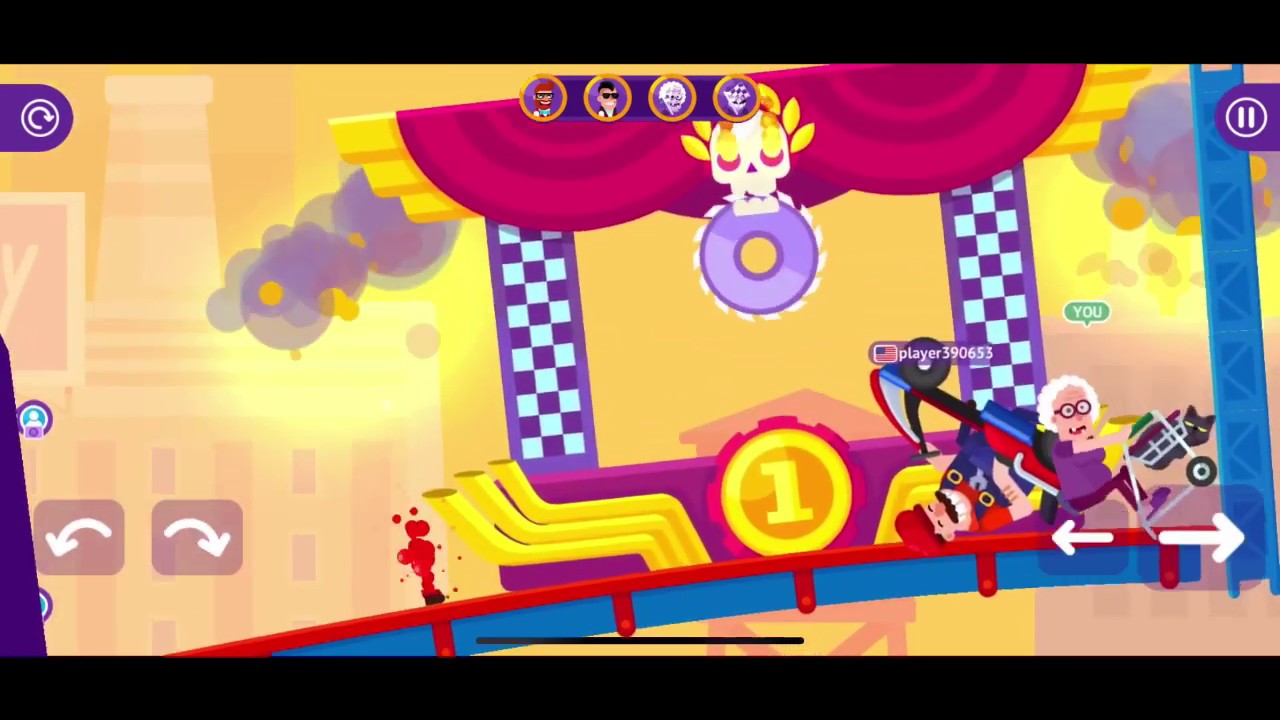 Happy Racing episode 2 &ndash; funniest racing game - Gameplay iOS, Android - Bowmasters inspiration