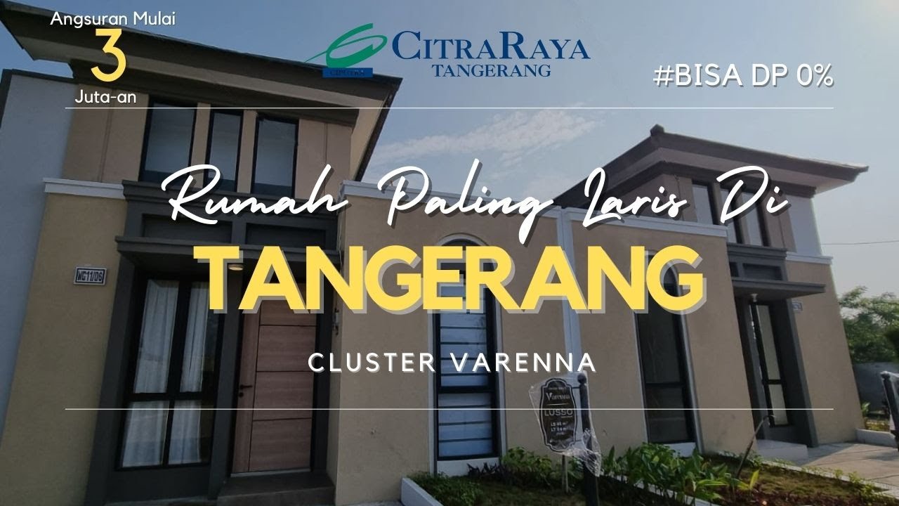 Cluster Verenna Citra Raya Tangerang | bisa DP 0%
