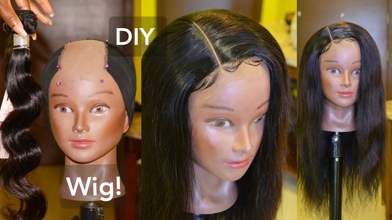 How To Make A Wig With DIY 3*5 Ventilated Lace Closure Using Human Hair Bundles | VIVIAN