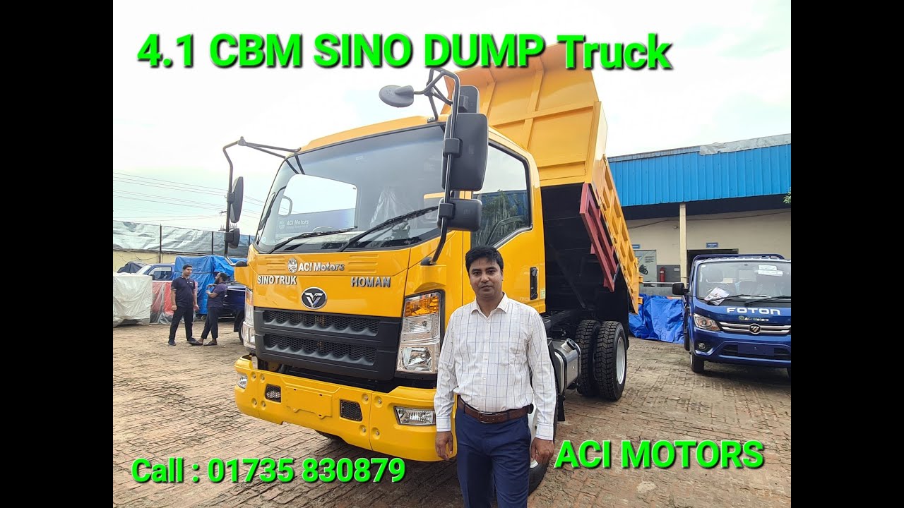 ACI Motors 4.1 CBM Sino Dump Truck Price in Bangladesh