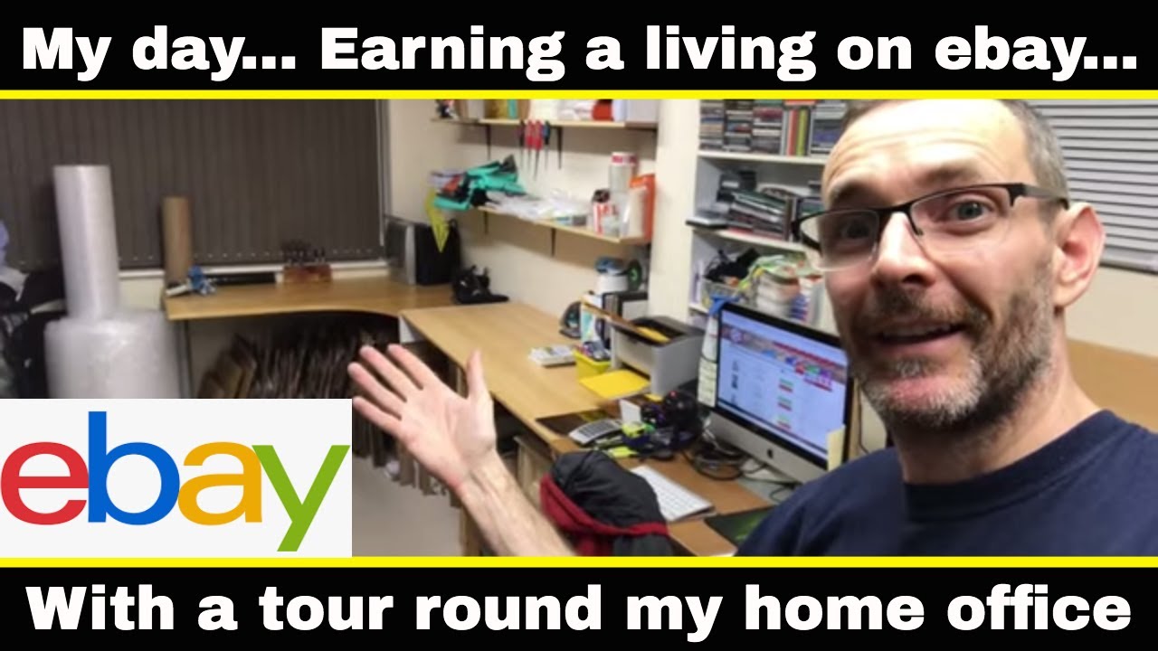 Selling on ebay UK as a full time job.... with an office tour