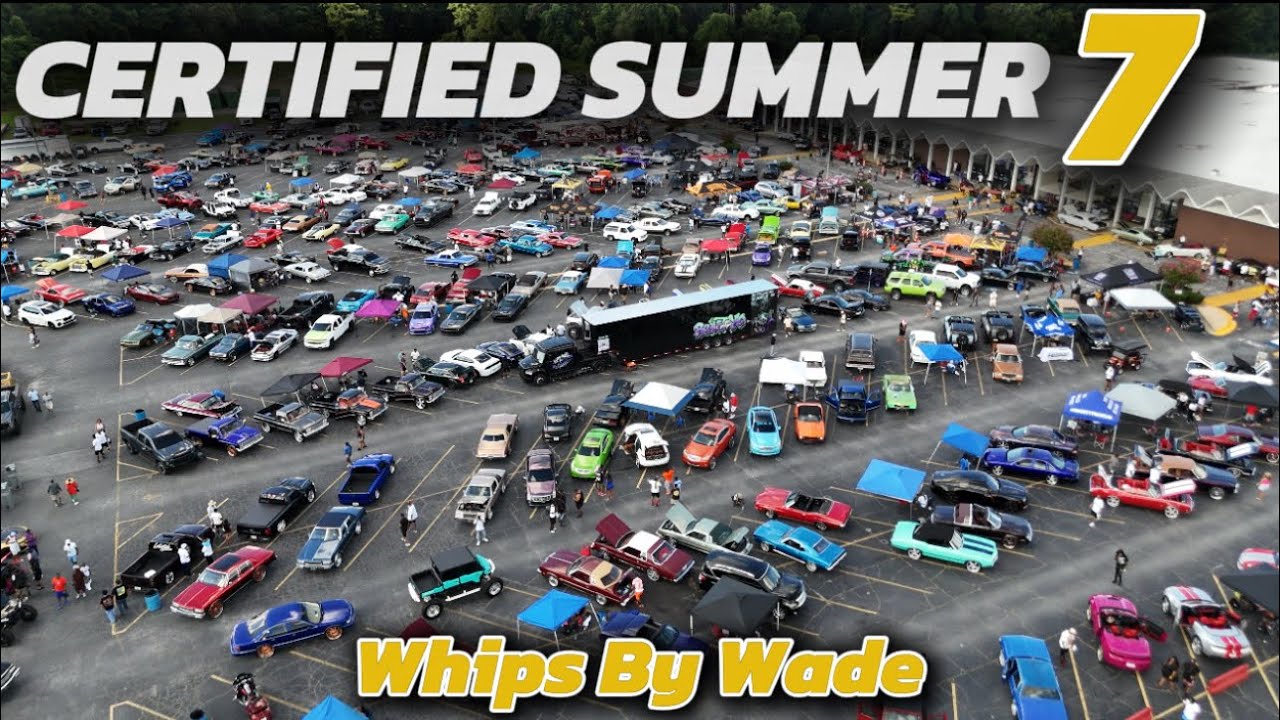 Whips By Wade Certified Summer 7 Carshow in Atlanta [4K]