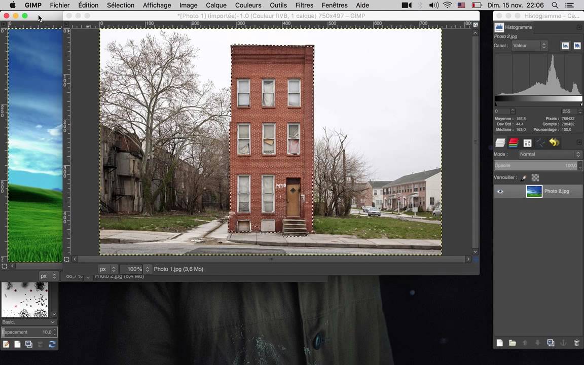 3eme copier:coller un element GIMP