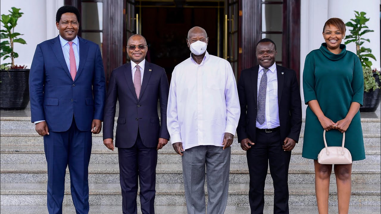 Museveni meets Speaker of the Senate of Kenya, Rt. Hon. Amason Kingi Jeffah, at State House Entebbe