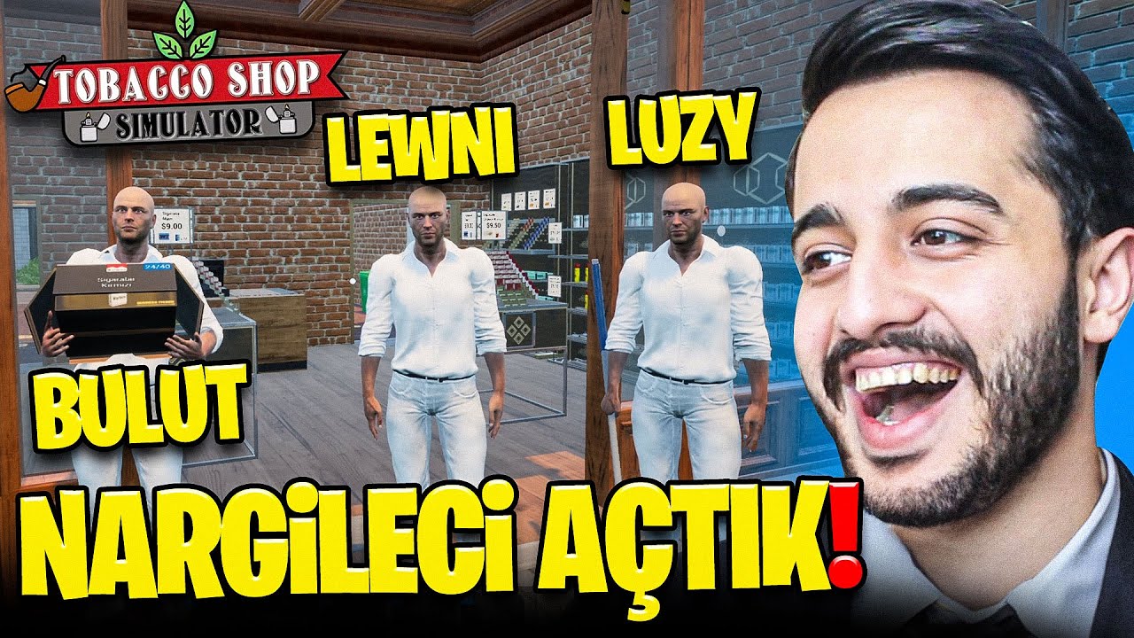 EKİPLE NARGİLE DÜKKANI AÇTIK! YENİ NARGİLECİ SİMÜLATÖR! Tobacco Shop #1