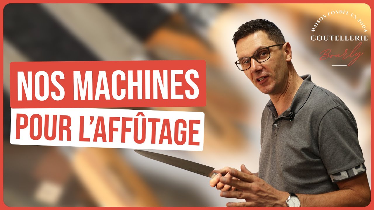 Atelier coutellerie : nos machines pour aiguiser tous les couteaux