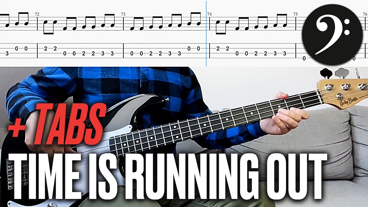 Muse – Time Is Running Out BASS COVER + TABS
