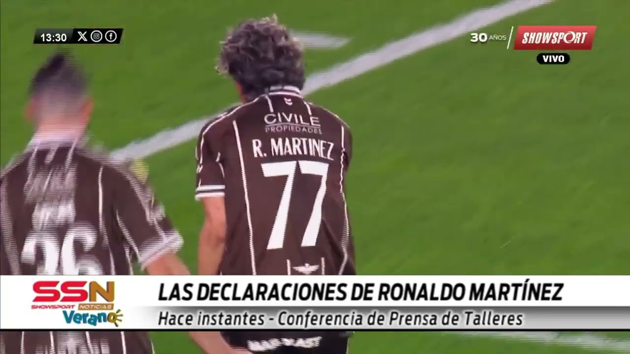 Las declaraciones de Ronaldo Martínez | Conferencia de prensa de Talleres