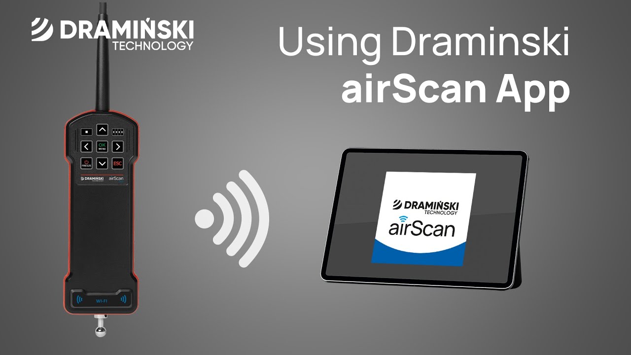 Draminski airScan pro | From Setup to Scan – Using the Draminski airScan App Made Easy