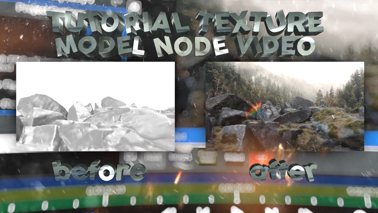 Tutorial import texture modle3d Node video