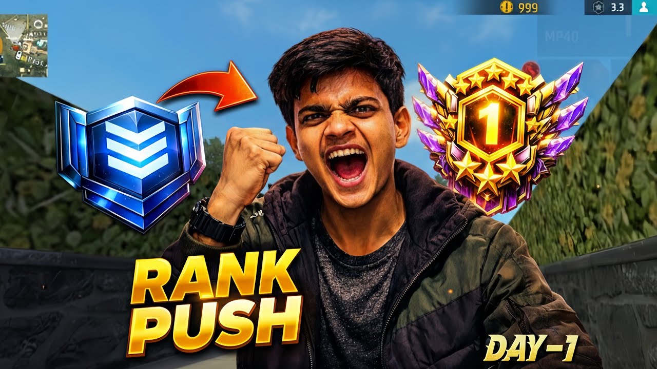 Rang push in BR (day-1) #freefire #viral #gamplay #gareenafreefire 