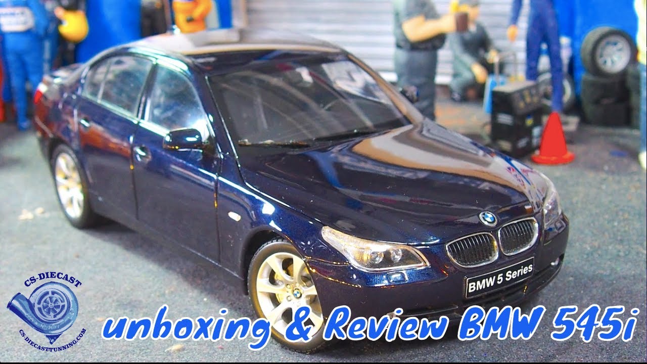 WOW unboxing Kyosho BMW 545i E60 1:18 diecast model