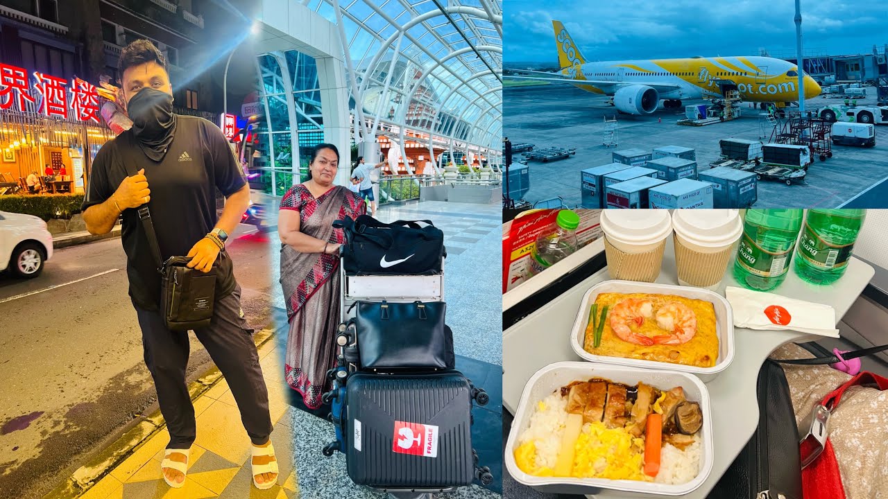 Finally Bangkok,Thailand pahuch gaye 🇹🇭 || Best seat with Delicious Meal in flight