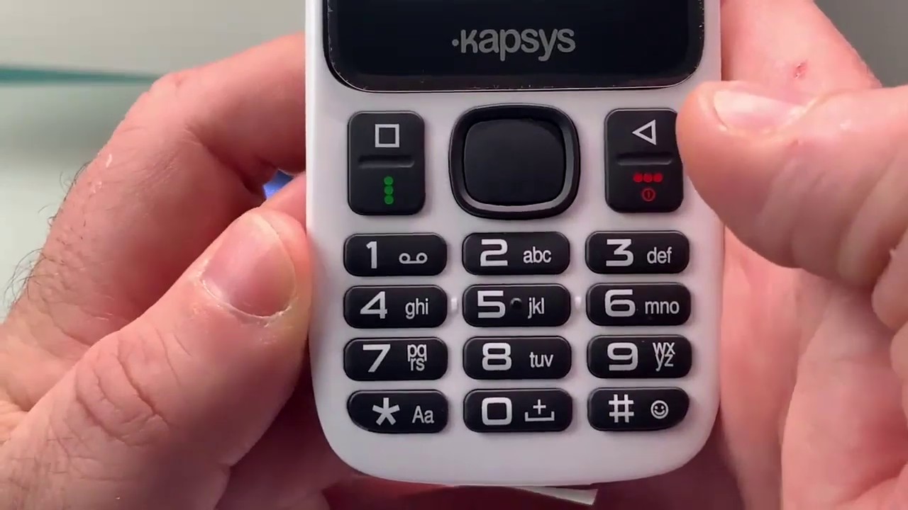 Présentation de téléphone accessible Minivision de Kapsys