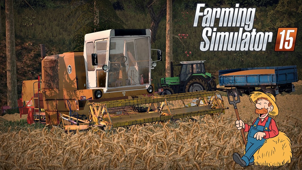 Jęczmienne żniwa z bizonem - Lato na Typowa Polska Wieś v3 ☆ FS15 MP #25 ㋡ Bronczek & MafiaSolec