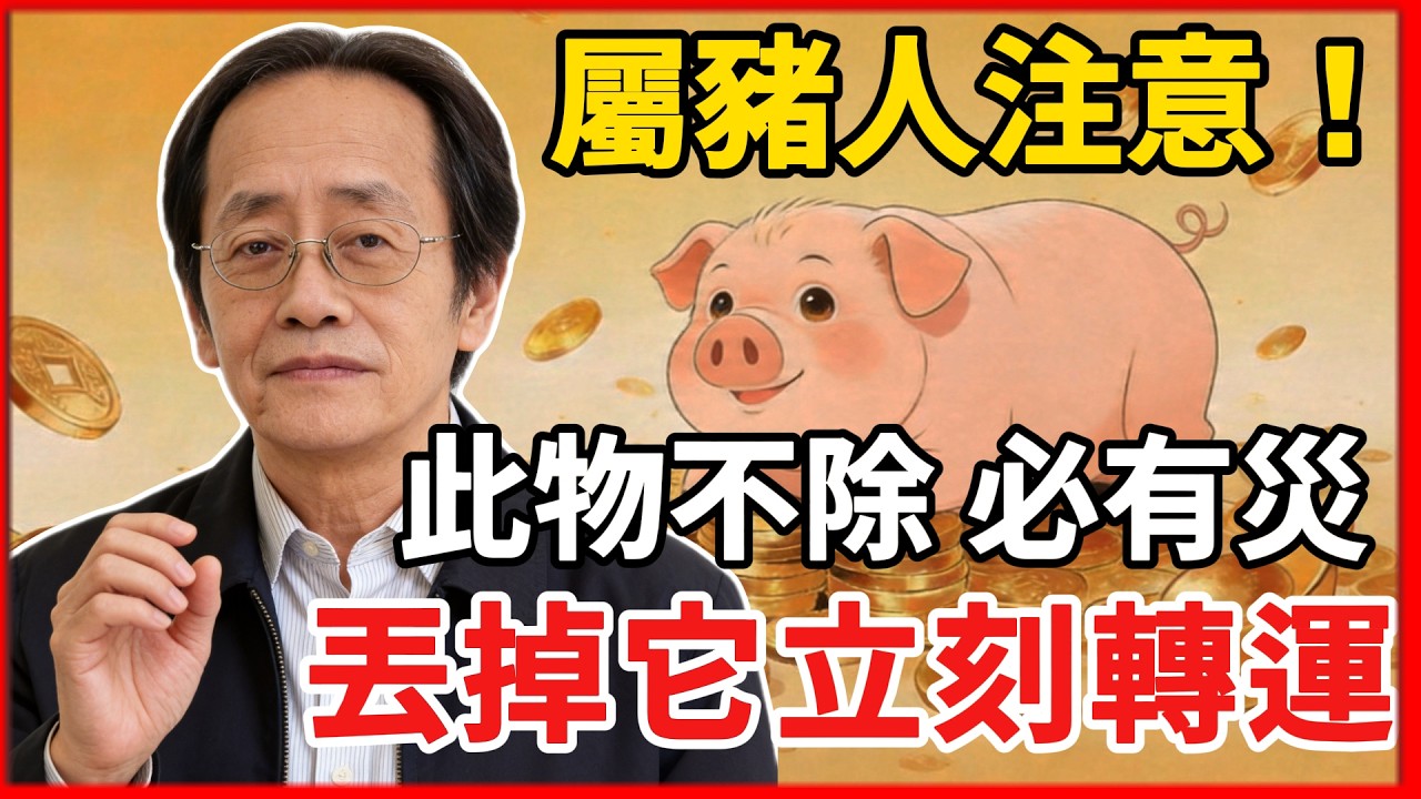 屬豬人注意！家中有這個「三樣東西」越留越窮？倪師告誡：這不只是迷信，是氣場就在身邊！  #屬豬 #2026運勢 #豬年運勢 #4月運勢 #亥豬 #辰月 #倪海廈 #易經 #黃帝內經