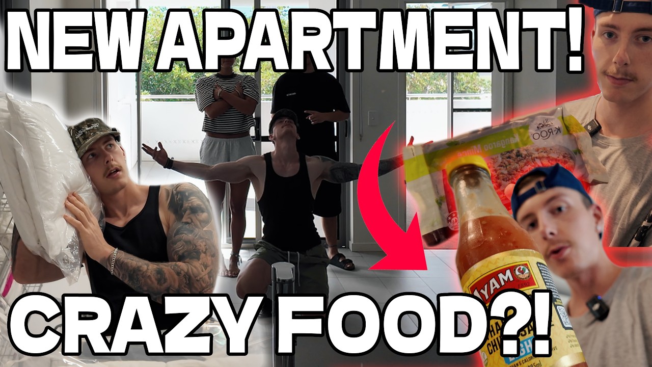 NEW APARTMENT IN AUS! NEW BULKING FOODS?! | OFF SZN VLOG 12