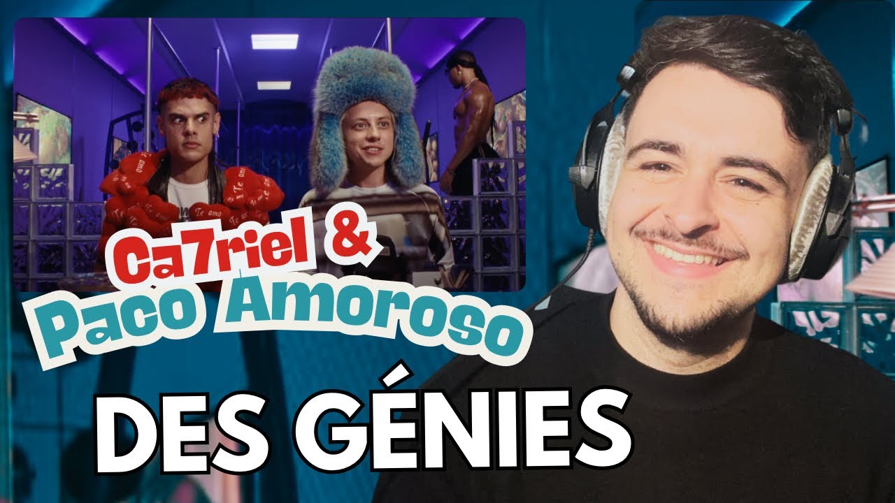 CA7RIEL & Paco Amoroso - PAPOTA (Short Film) REACT 🇫🇷 (les 2 génies argentins ! )