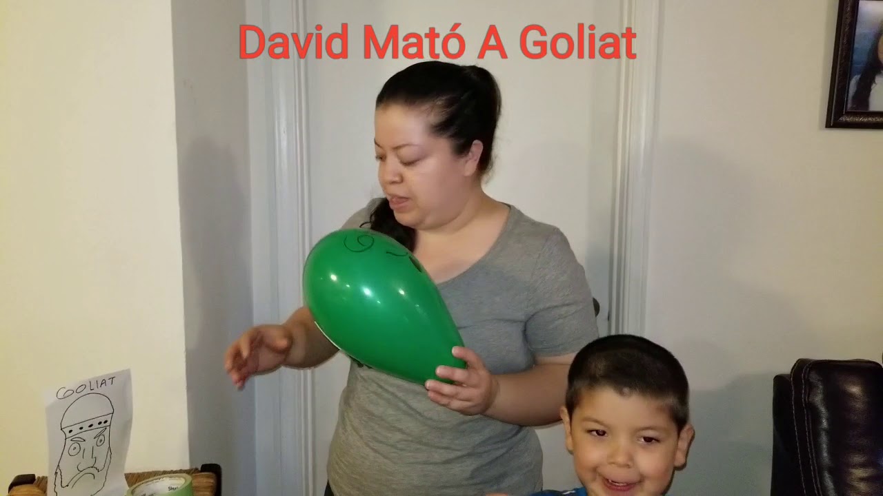 David mató a Goliat/ David era valiente 💪