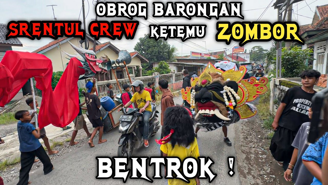 BENTROK Obrog Barongan ZOMBOR Desa Buyut Ketemu Obrog SRENTUL CREW Desa Kaliwulu 2025❗️