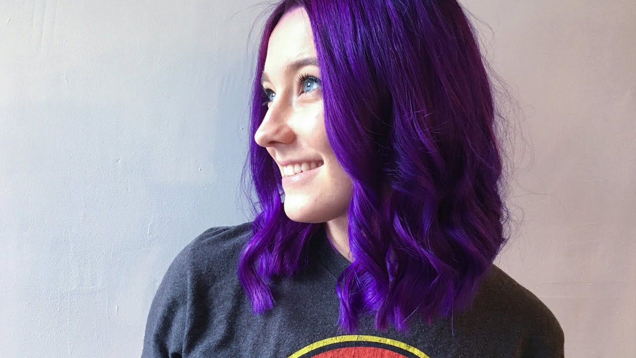 Purple Hair Transformation | malarayofsunshine