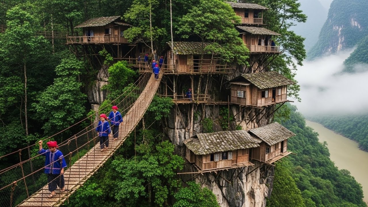 Where the Village Hangs: Extreme Height Living, Goat Herding, and Ledge Farming
