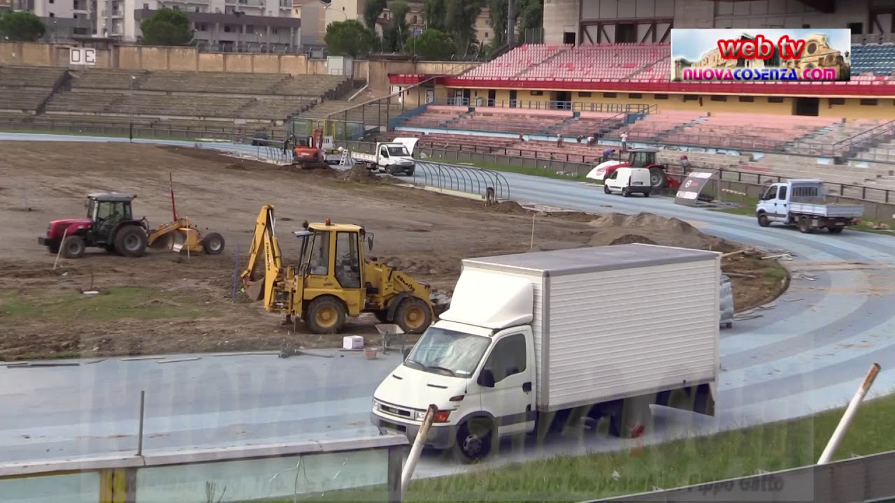 Lavori stadio Marulla al 24 agosto
