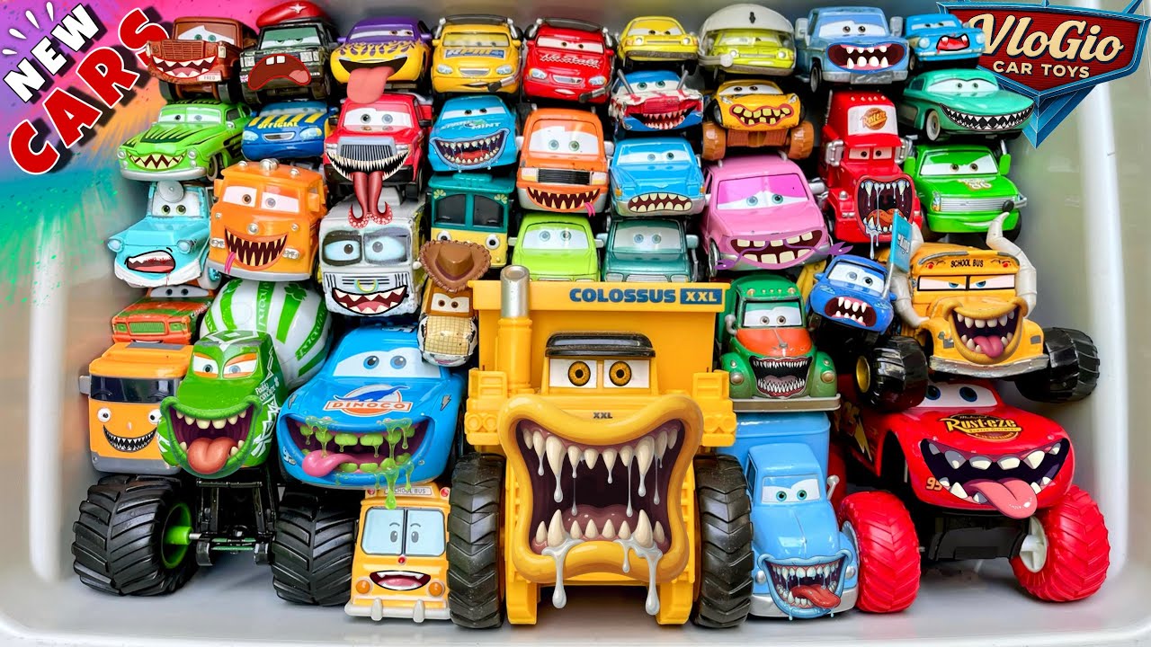 Disney Pixar Cars Unboxing Review | Lightning McQueen, Tow Mater, Chick Hicks, Sally Carrera, Cruz