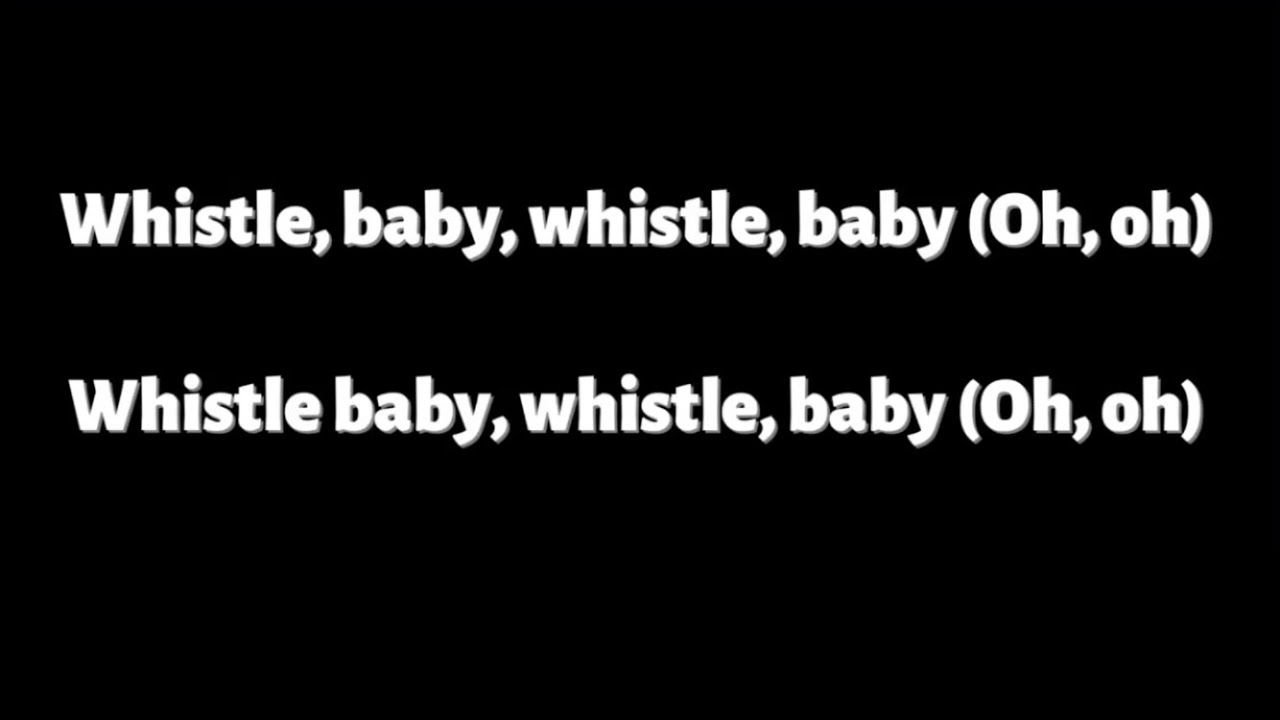 Glee - Whistle (Lyrics)