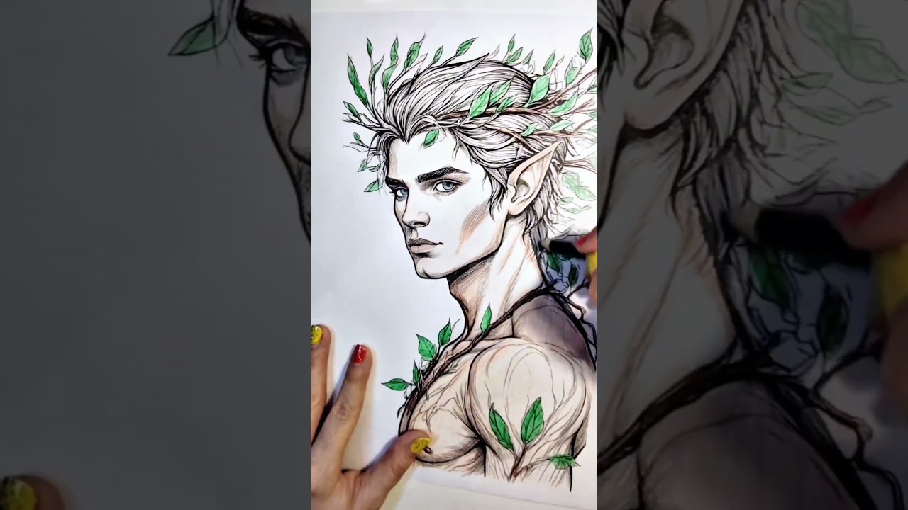🌲 Mysterious Forest Elf Comes to Life! #shortsbeta