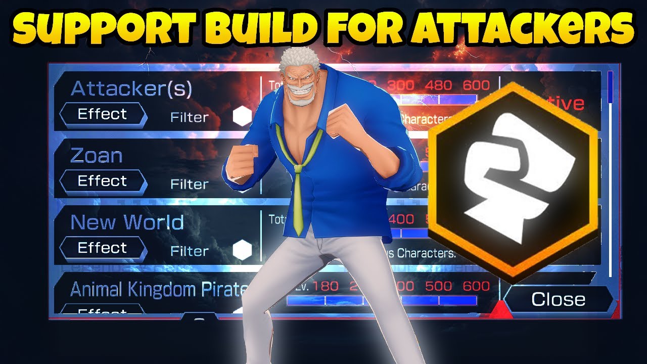 How To Build The PERFECT Support for Attackers in One Piece Bounty Rush
