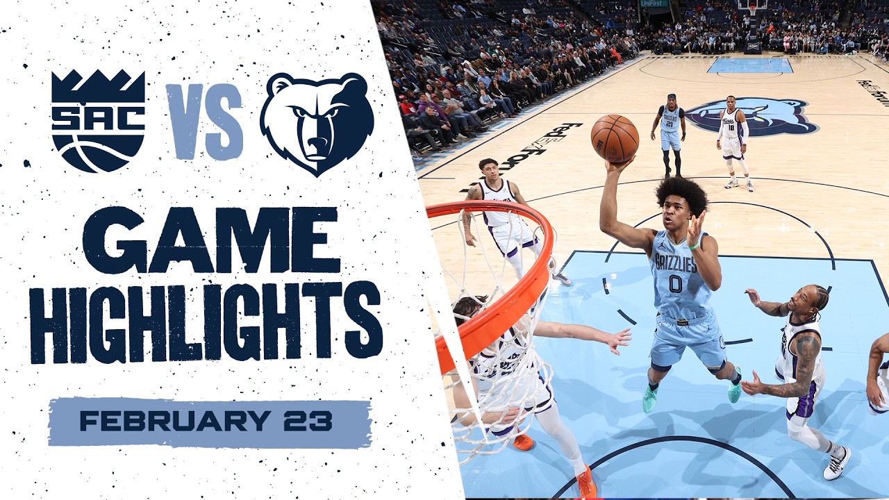 Memphis Grizzlies vs. Sacramento Kings Game Highlights (2/23/26)