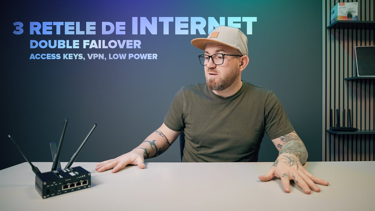 Router industrial Teltonika RUTM11 - Double Failover, Wifi5, FULL!