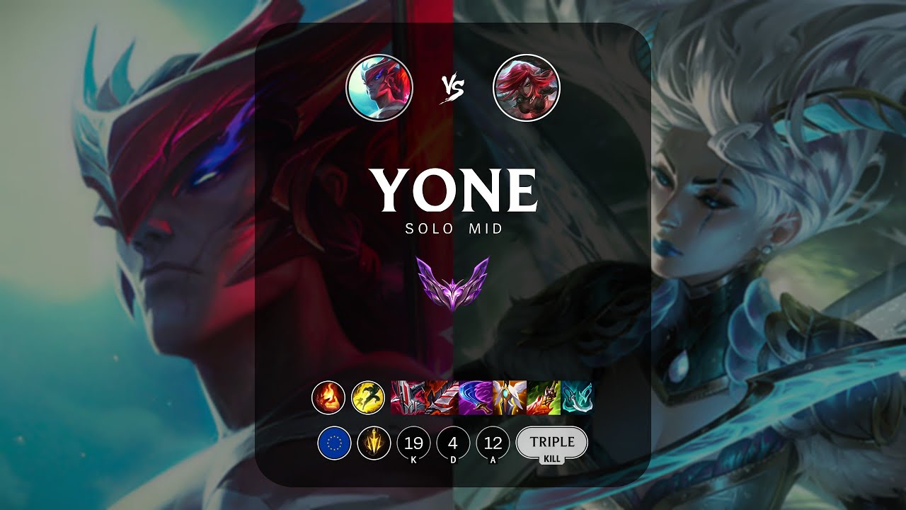 Yone Mid vs Katarina - EUW Master Patch 13.6
