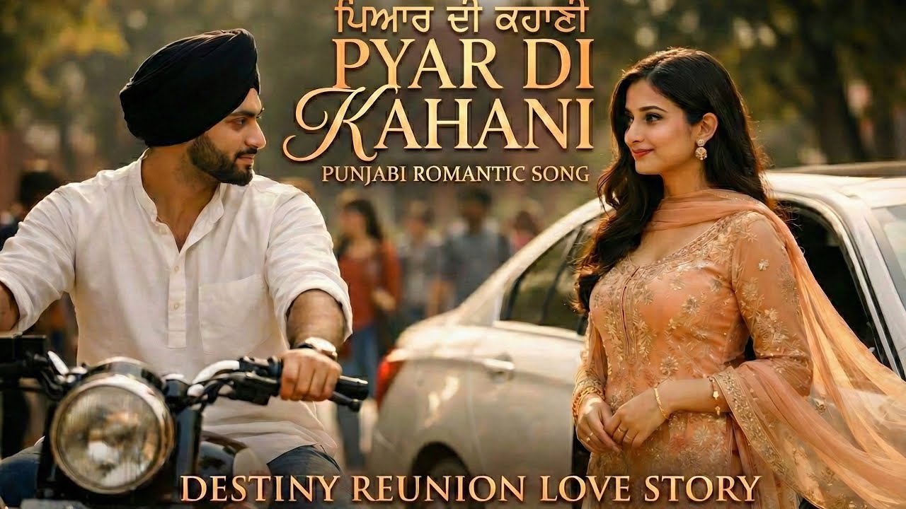 Pyar Di Kahani | Punjabi Romantic Song | Destiny Reunion Love Story | Music Video