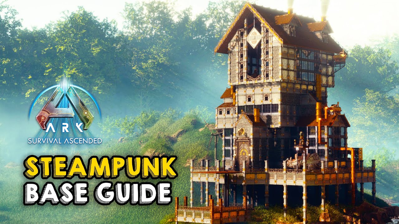 Ultimate Steampunk Base Tutorial | New Aberration Structures! | ARK: Survival Ascended