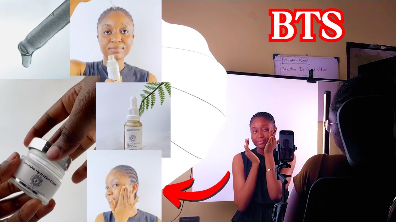 creating content bts : a day in the life vlog